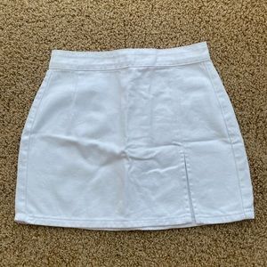 Princess Polly- Lioness White Mini Skirt
